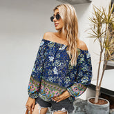 Aurvina - Bohemian Off-Shoulder Blouse